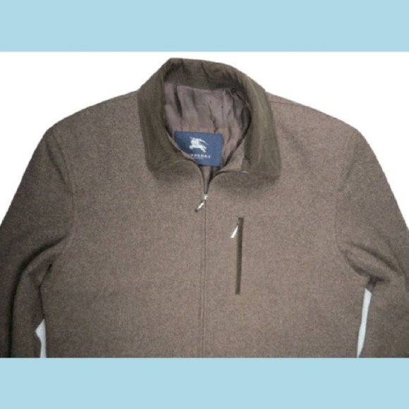 Burberry Mens Coat 6 L ? Short Jacket Nova Check Wool Tweed Fashion Vintage - Picture 5 of 12